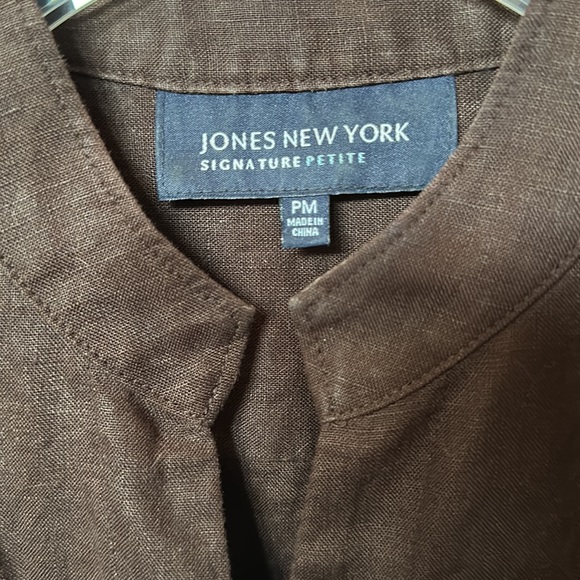 Jones New York linen top - Picture 2 of 4